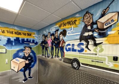 Graffiti Lagerhalle GLS Kirchheim Teck